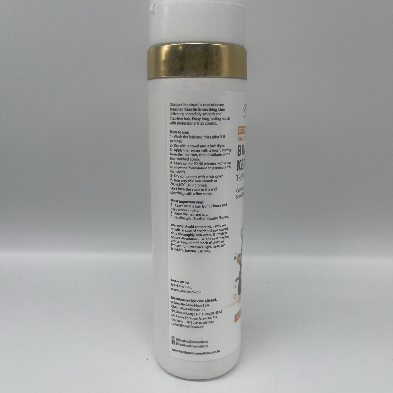 Keratin Research Keratin Hair Treatment Argan oil Straightens Smooths 300ml