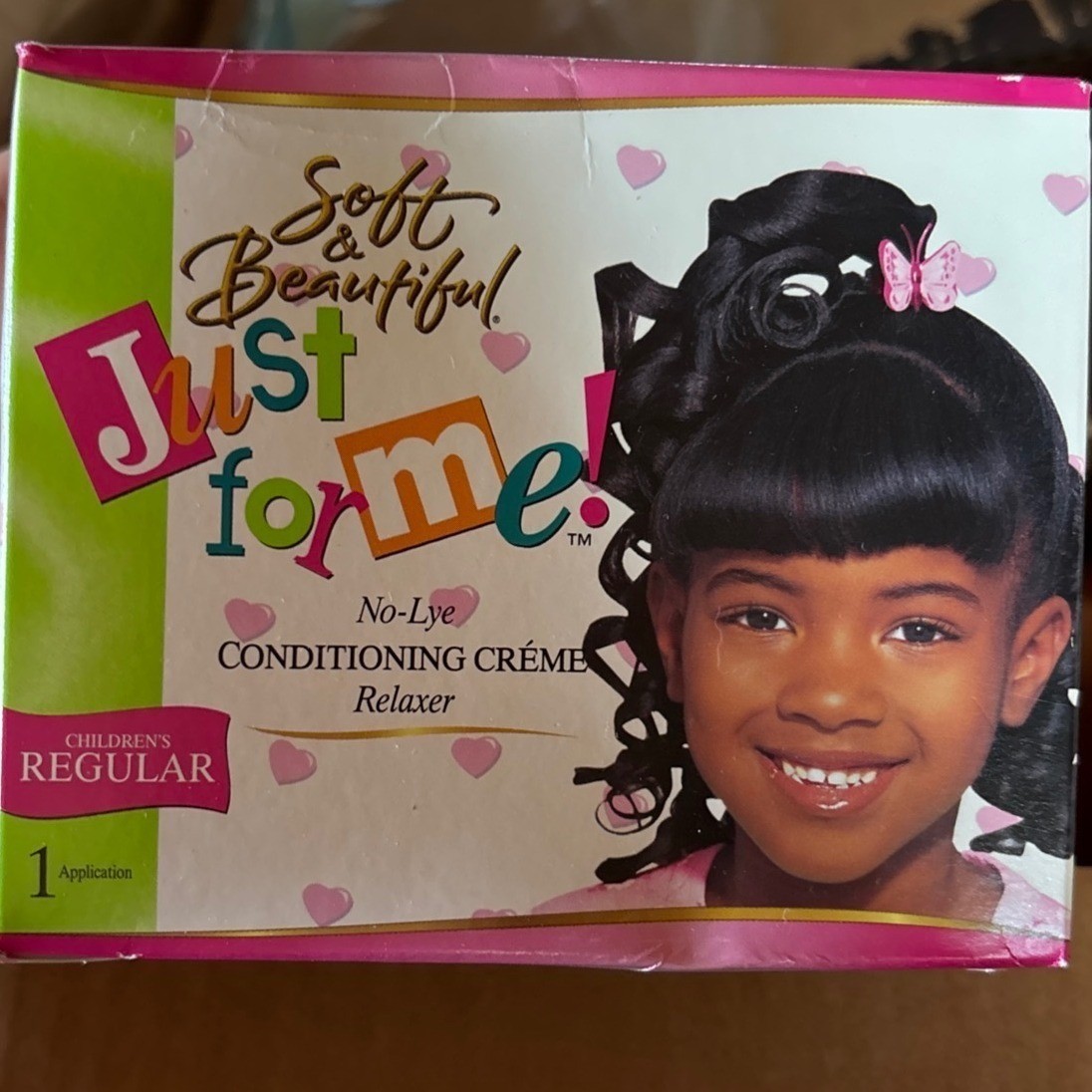 Soft & Beautiful Just for Me No-Lye Conditioning Creme Relaxer Childrens