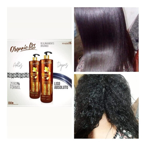 Straightening treatment Organic Organic Liss Souple Liss 2x1l