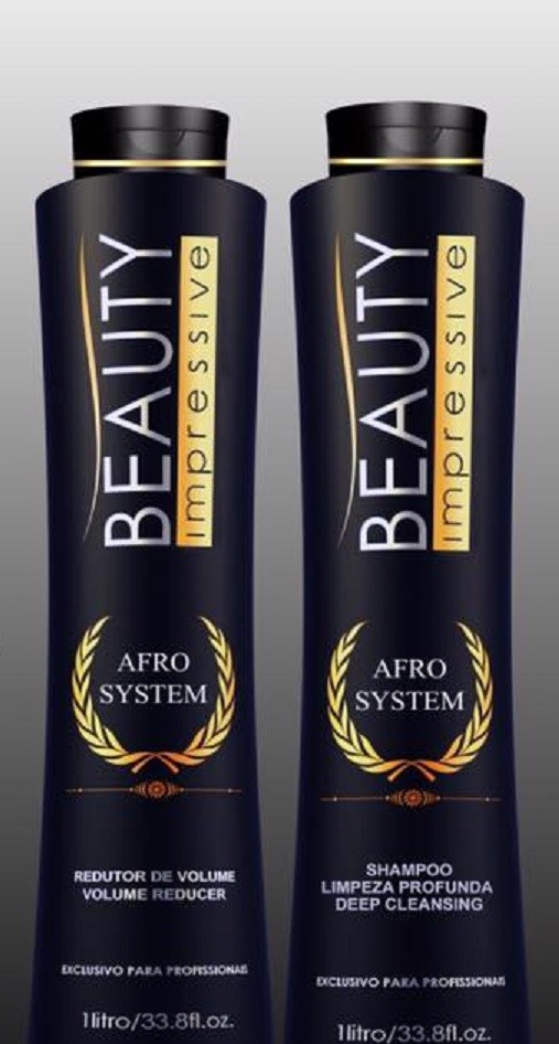 TREATMENT KERATIN Afro System Beauty Impressive Progressive Kit 2x 33.8oz