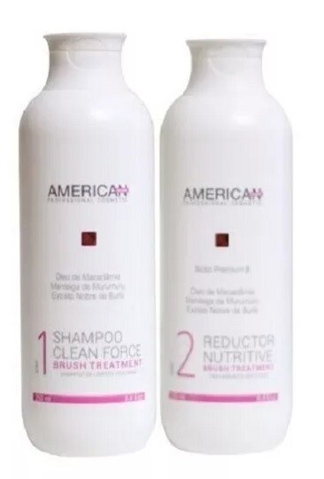Treatment Keratin American Desire Fusion Brush Kit 250ml Progressive Brush