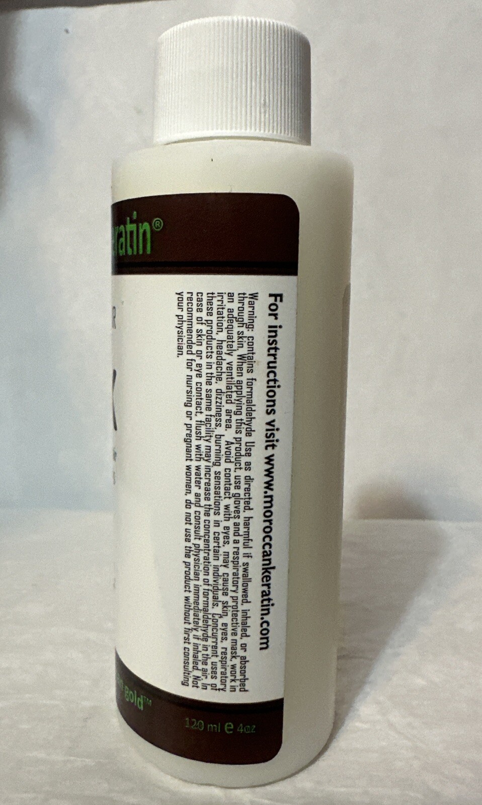 Moroccan Keratin-Keratin Hair Treatment-Instant Damage Repair-120ml-Exp: 7/26