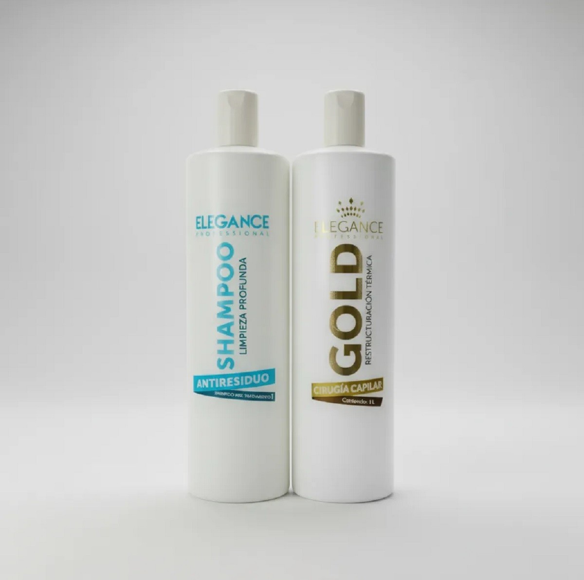 Elegance Gold Hair Surgery 1L Kit Keratin Smoothing Treatment Straightening Set