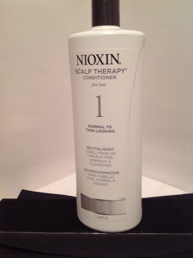 Nioxin Scalp Therapy System 1 LITER / 33.8 oz – For Thinning Hair – UNISEX