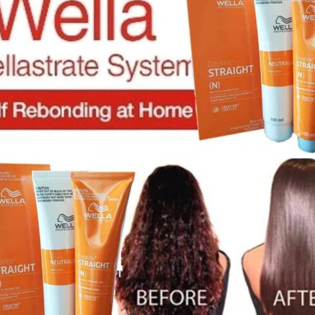 Wella Hair Straightening Cream Formula (N) for Normal Hair (C) for Colored Hair