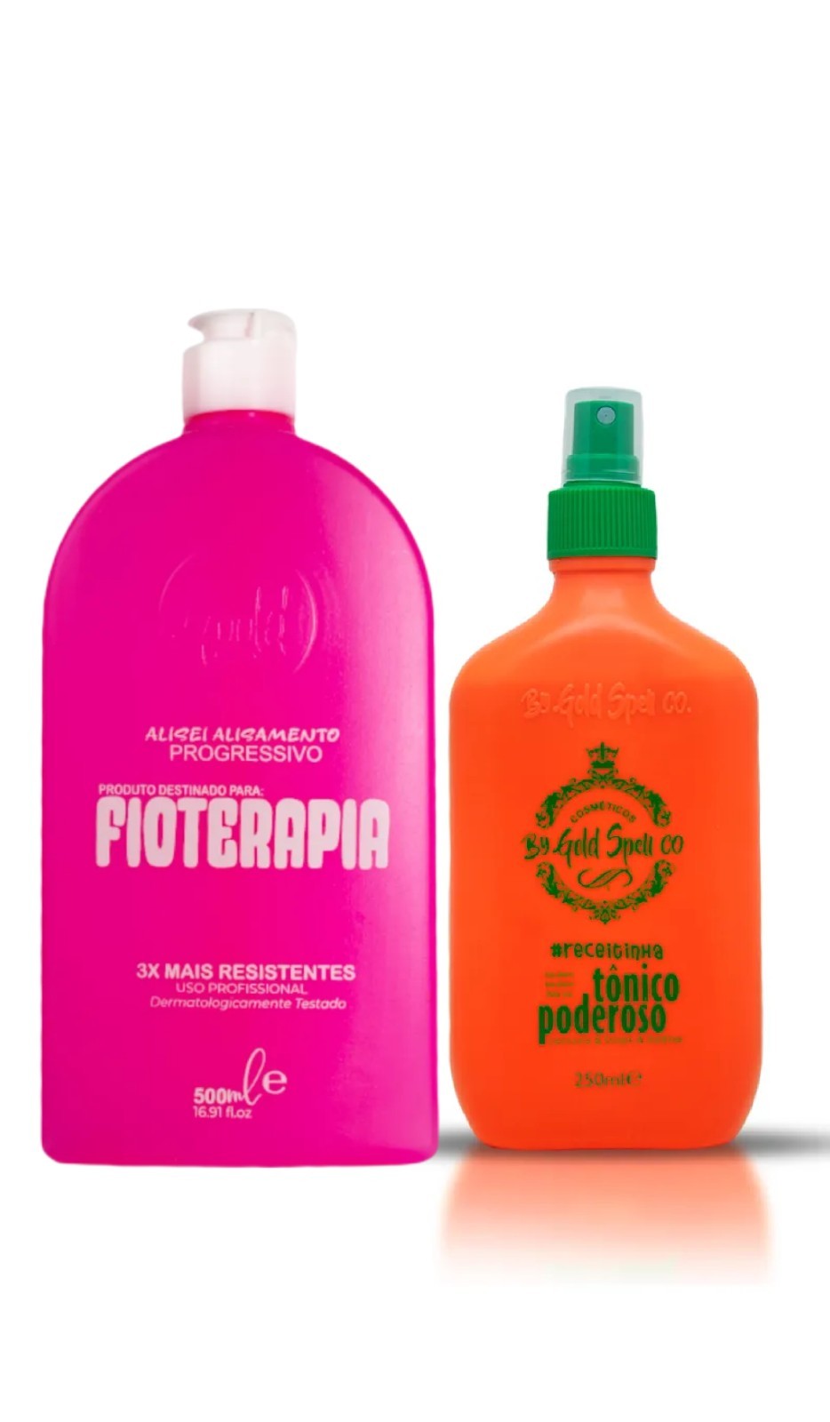 Progressive Fioterapia 500ml + Powerful Tonic 250ml / Kit Gold Spell