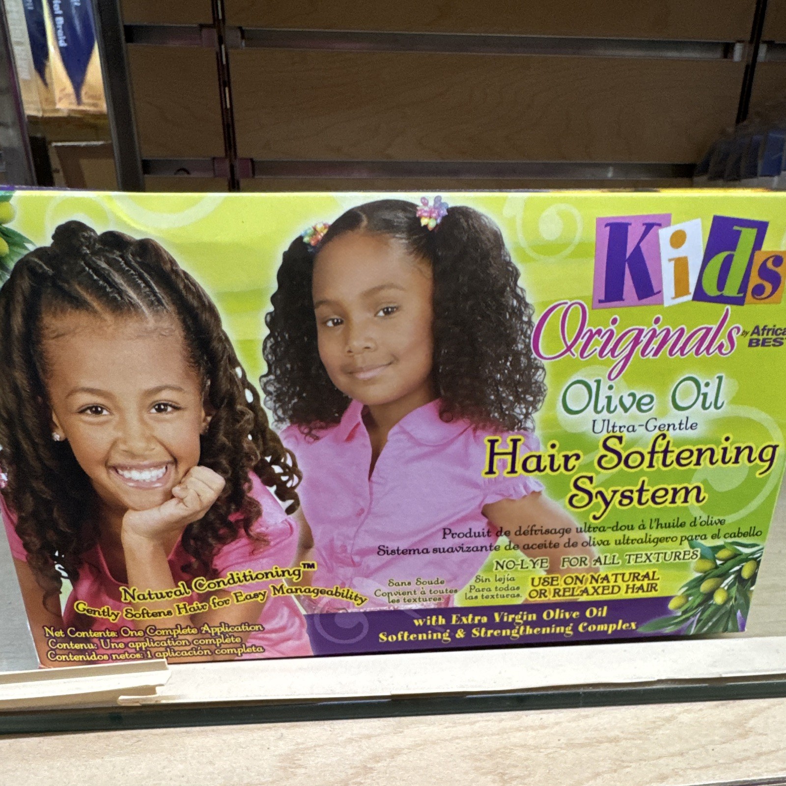 Africa’s Best Kids Originals Olive Oil No-Lye Relaxer System Softening Kids