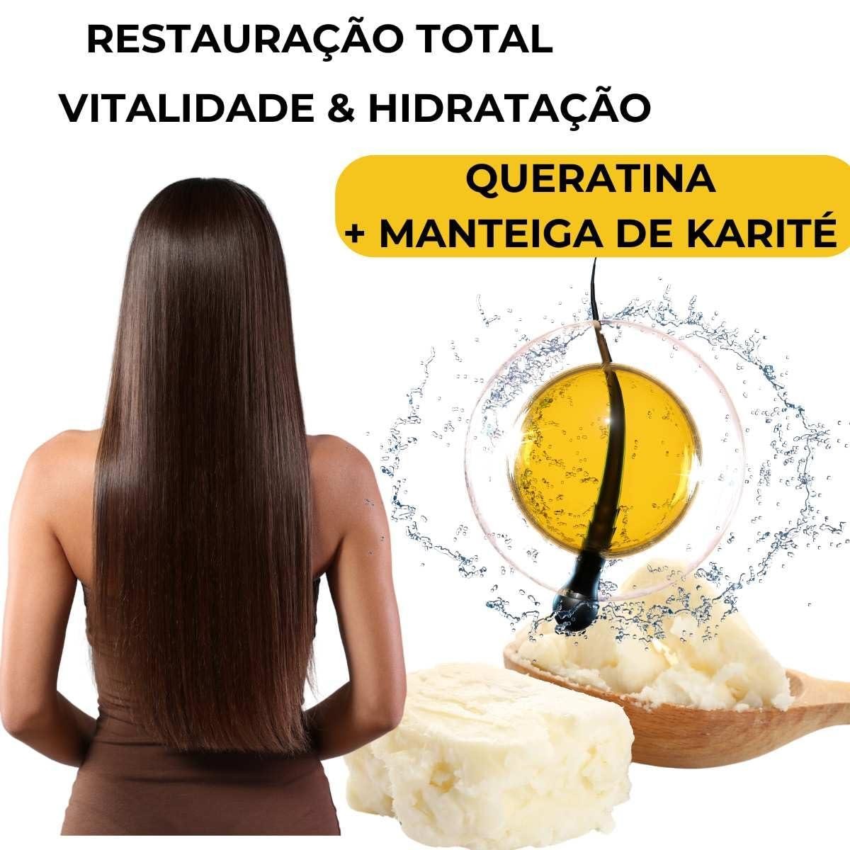 kanechom-Manteiga de karite, Shea Butter Karité Conditioning Restore Repair Mois