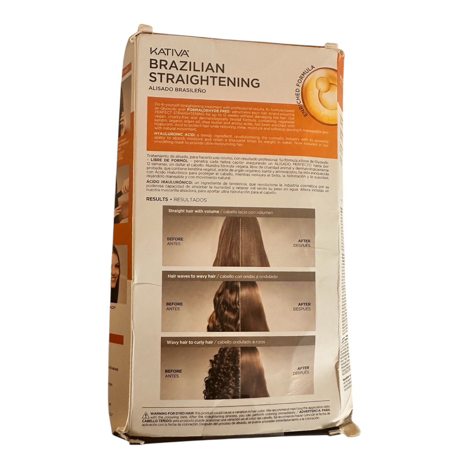 12 WEEKS Kativa Brazilian Straightening Alisado Brasileño Kit New in Box