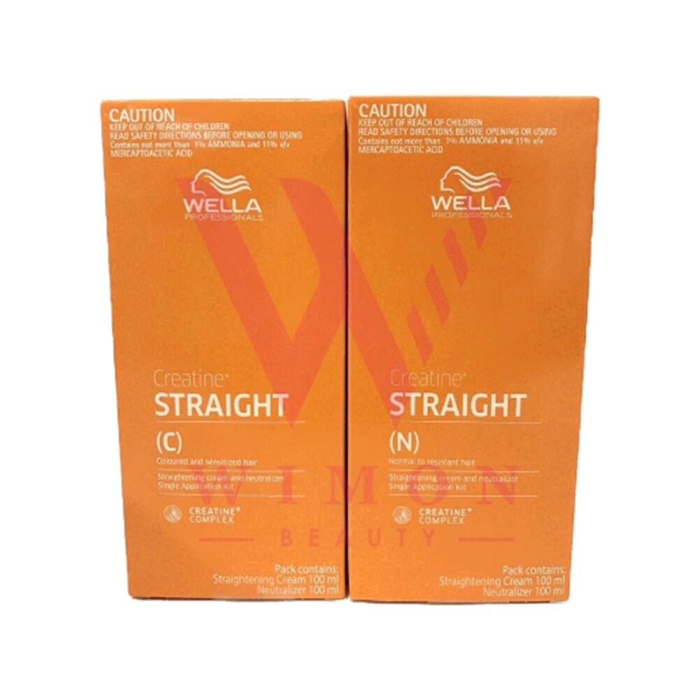 Wella Hair Straightening Cream Formula (N) for Normal Hair (C) for Colored Hair