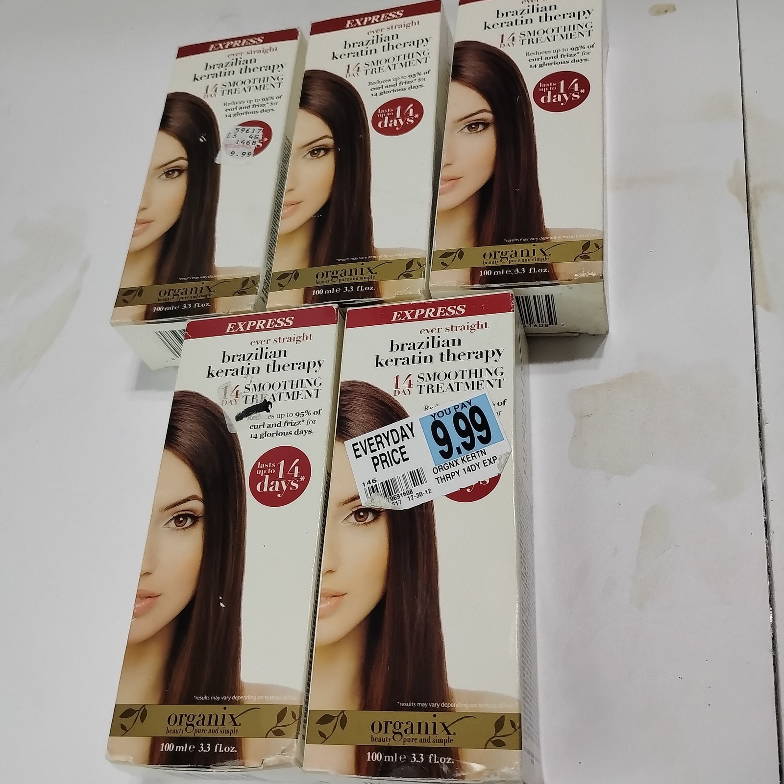 5-Organix Brazilian Keratin Therapy Smoothing Treatment Hair Care
