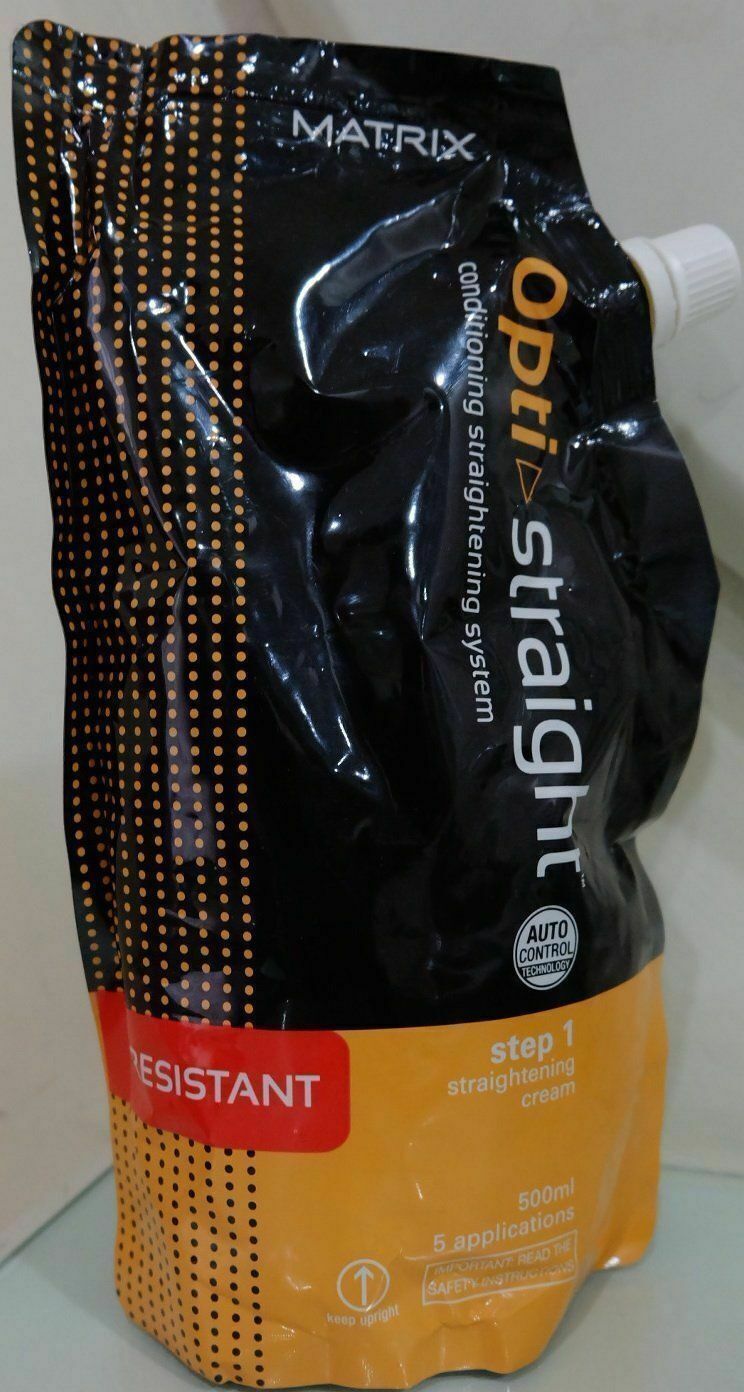 Matrix Opti Straight Hair Straightening Cream 500 ml & 500 ml neutralizer combo