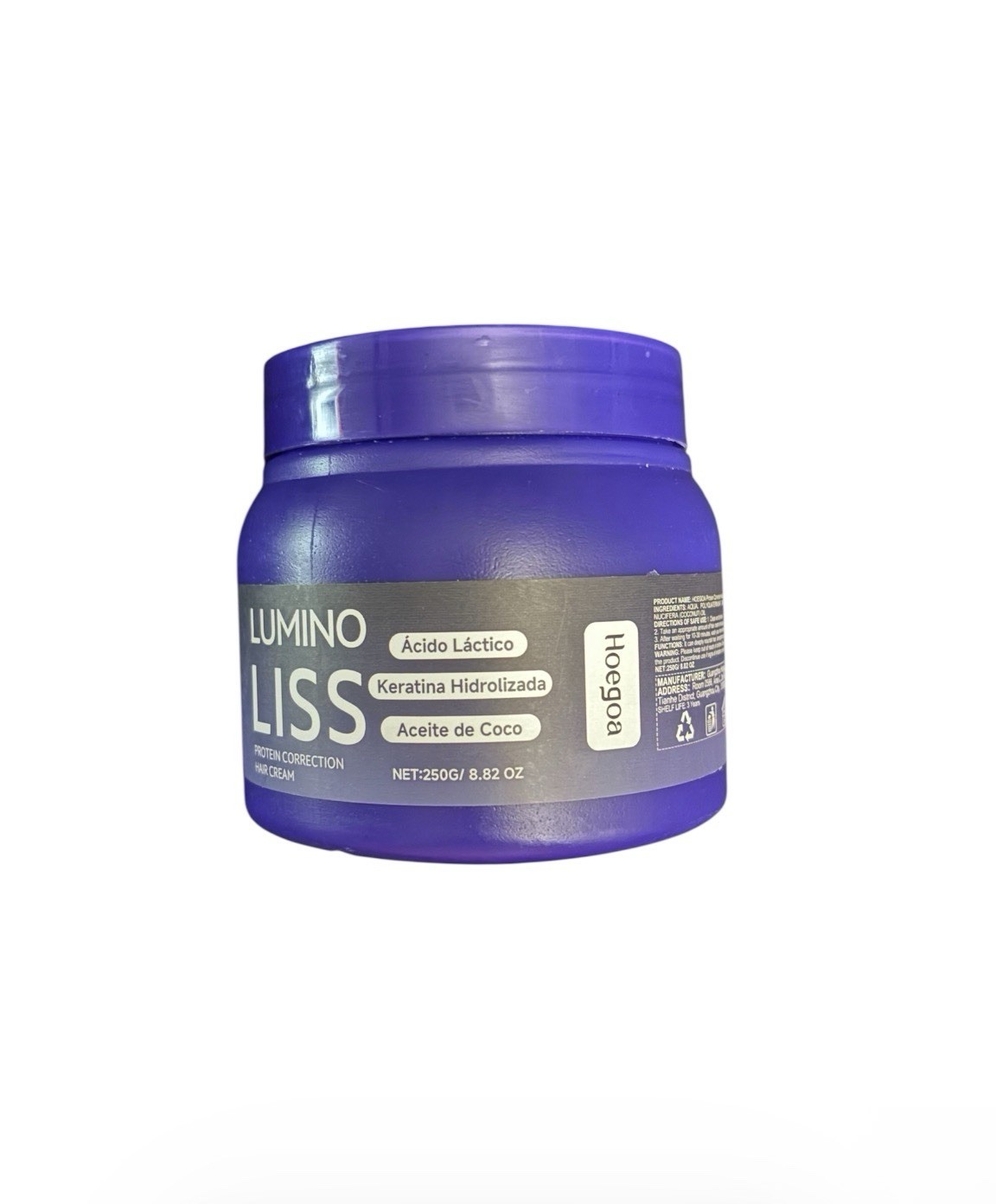 Lumino Liss Protein Correction Hair Cream 8.82 Oz Sealed