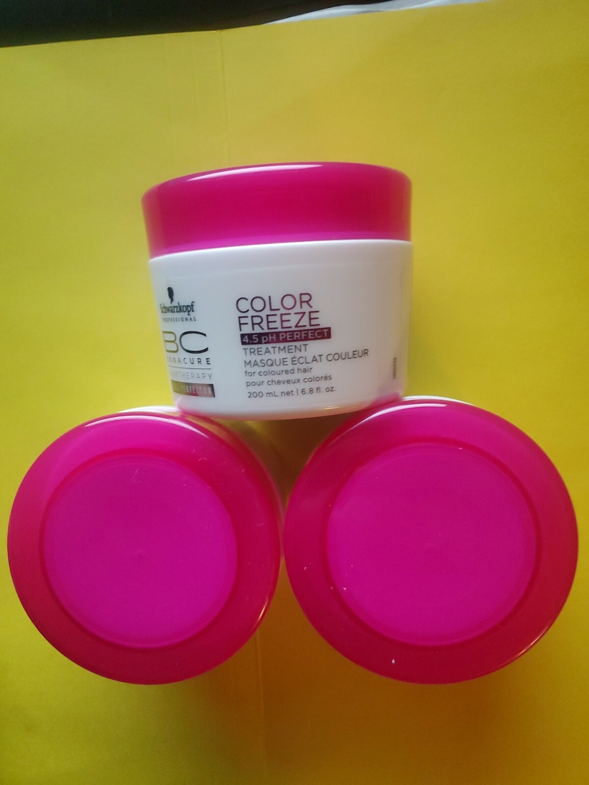Pack 3 Schwarzkopf BC Bonacure Color Freeze Treatment 6.8oz Free shipping