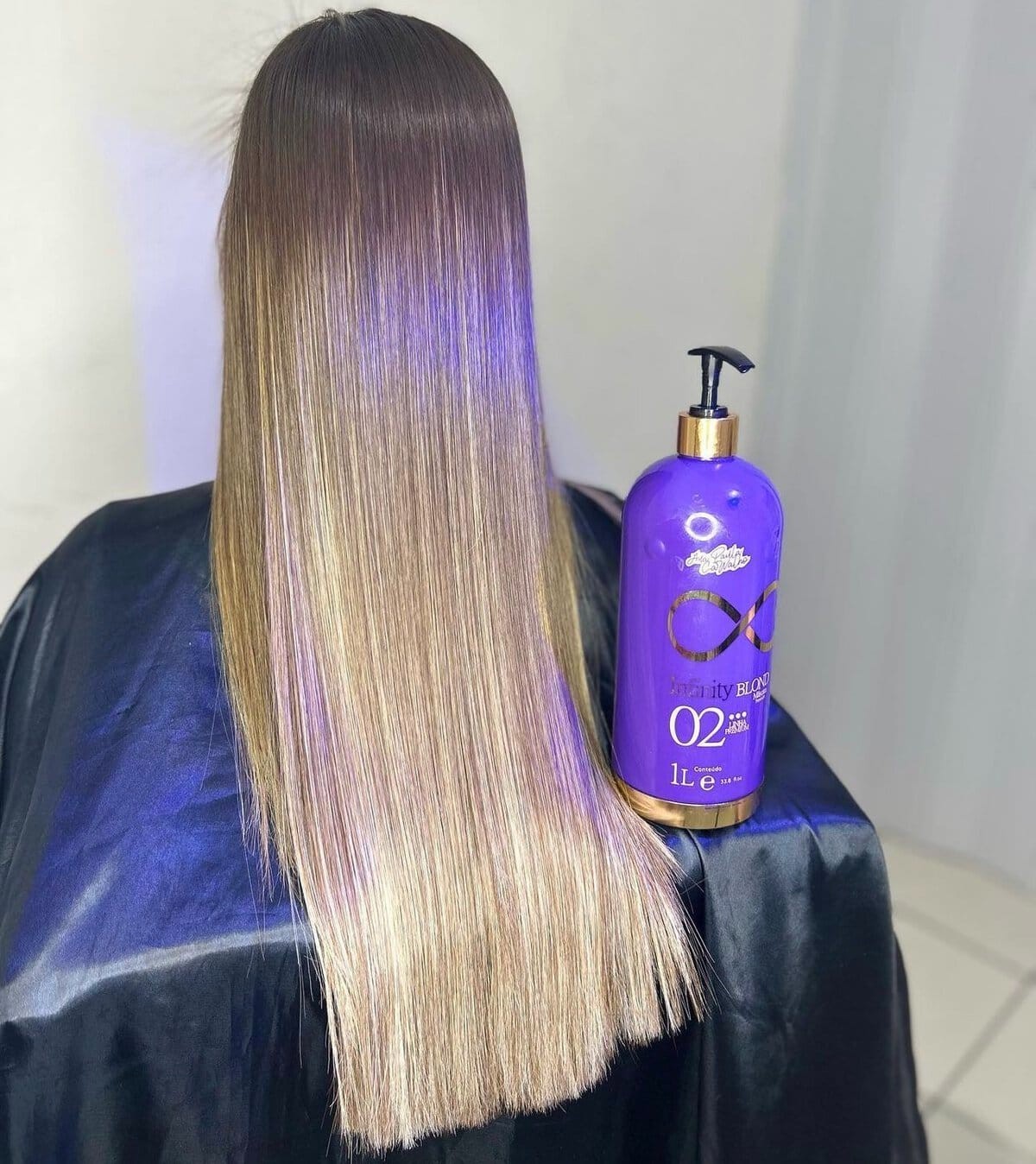 Infinity Blond Progressive Straightening Kit Ana Paula Carvalho / Shampoo + Mask