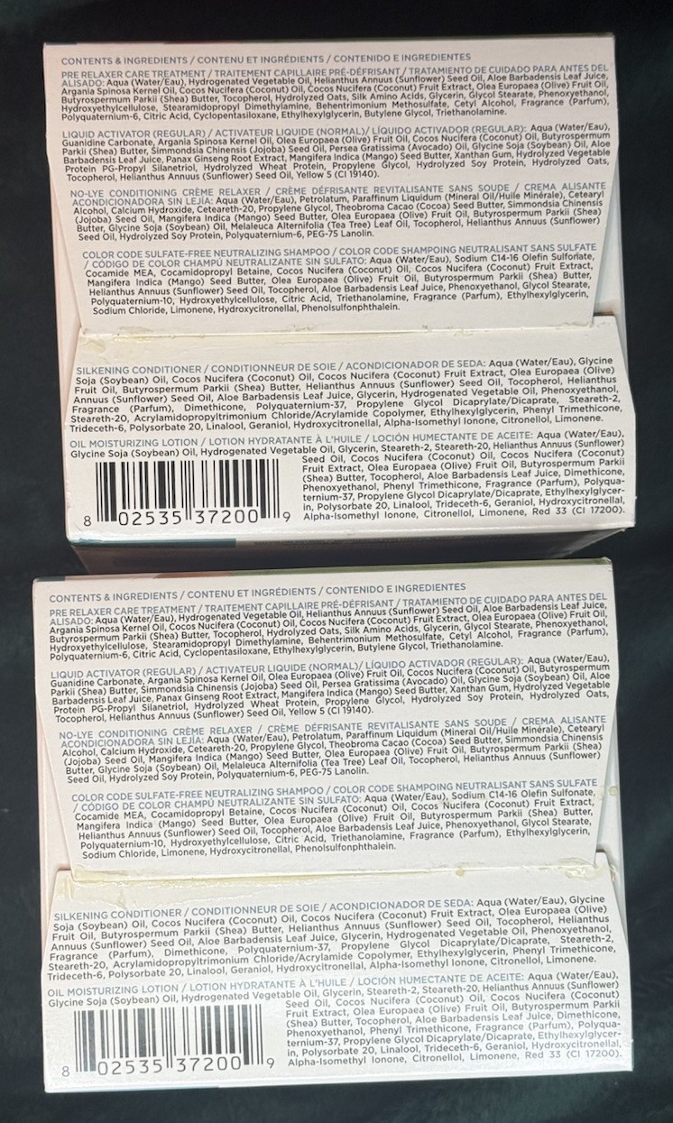 2 X Just For Me No Lye Conditioning Creme Relaxer Kit For Children, Exp 27+
