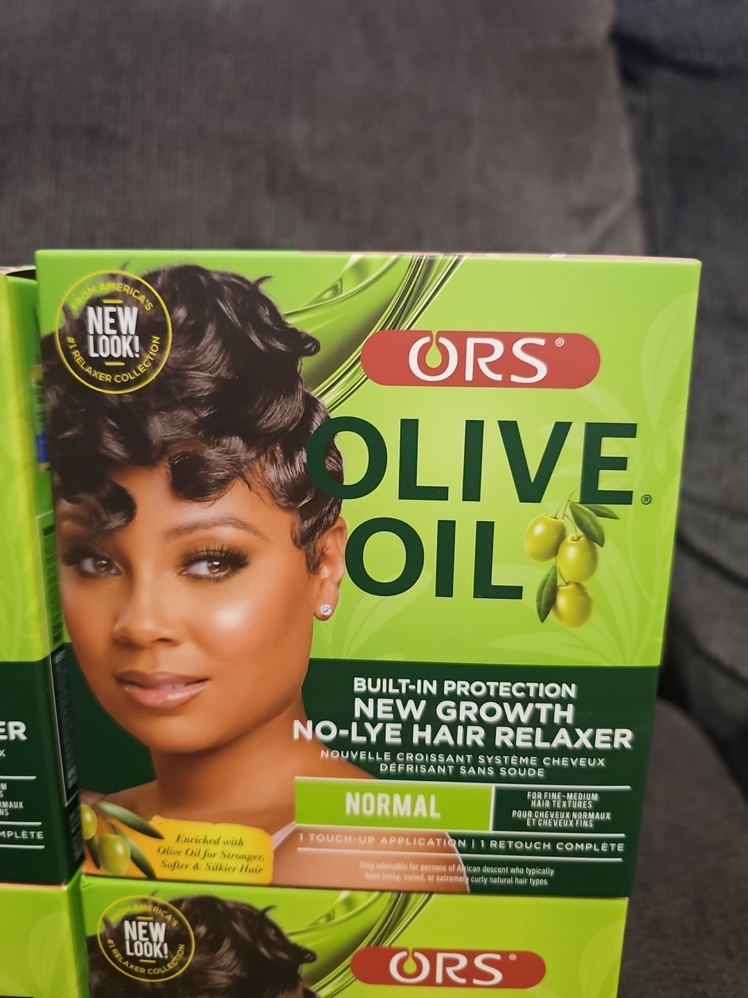 Lot Of 6 Olive Oil Built-in Protection New Growth No-Lye Hair Relaxer