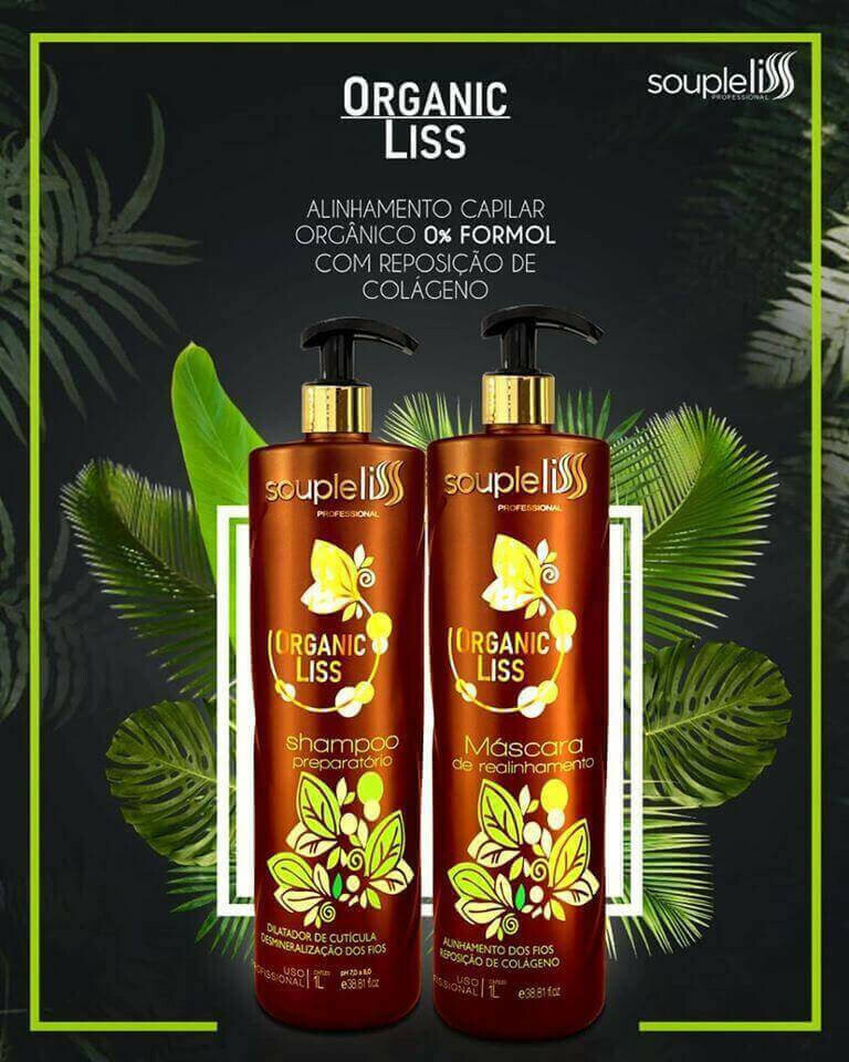 Straightening treatment Organic Organic Liss Souple Liss 2x1l