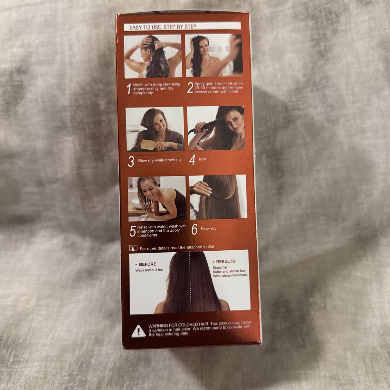 Maca essence repair Straightening Kit, 12 Weeks of Home Use Professional Stra…