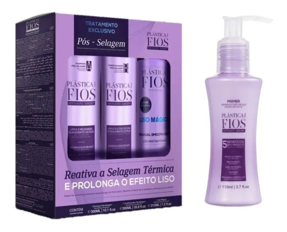 Brazilian Hair Treatment Cadiveu Plastica Dos Fios Kit Home Care you choose kit