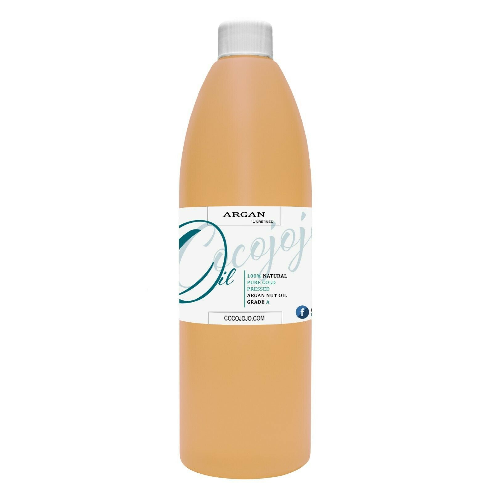 Organic Argan Oil Deodorized Cold Pressed Unrefined 100 Moroccan 16 Oz 1 Pint
