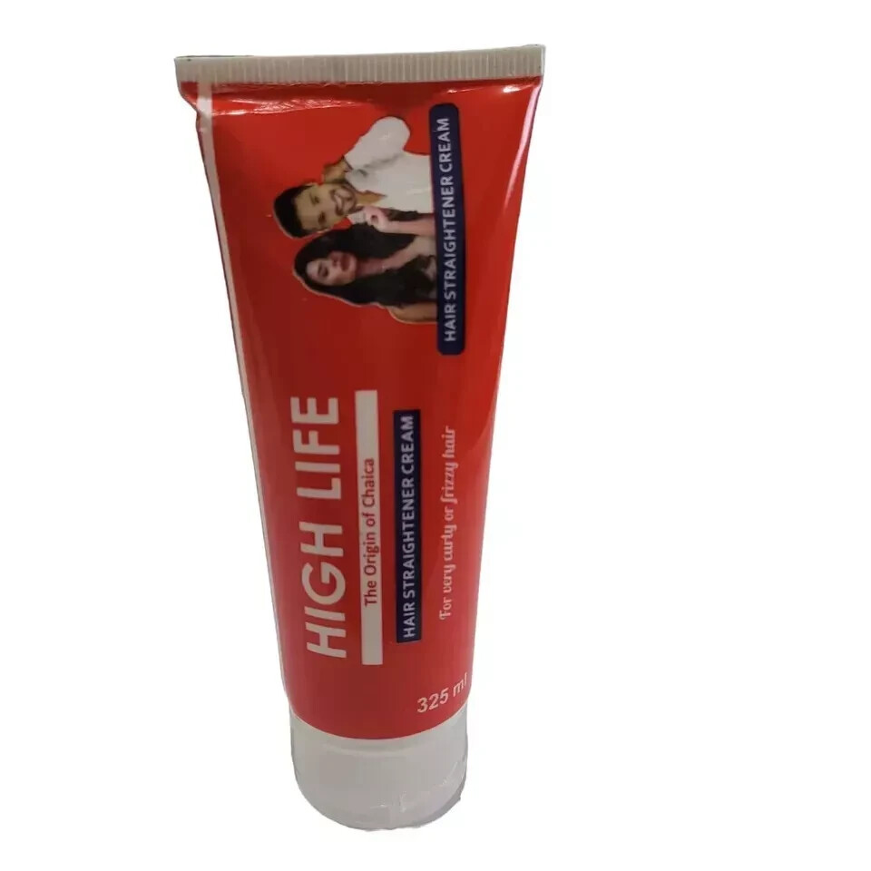 4 pcs HIGH LIFE STRONG Hair Cream For Curly or Frizzy Hair Same Glatt 325 gm