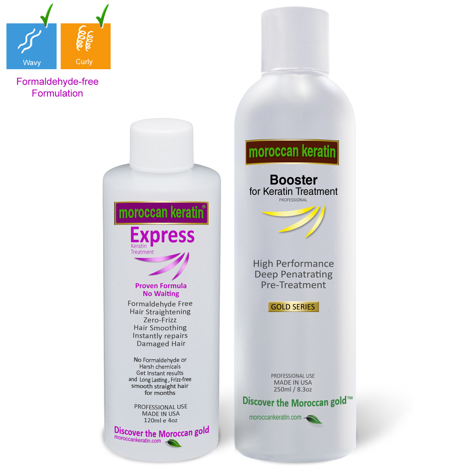 Moroccan Keratin Keratin Hair Treatment 120ml with Booster