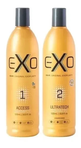 Ultratech Keratin Brazilian Exoplasty Smoothing 2x500ml – Exo Hair Professional