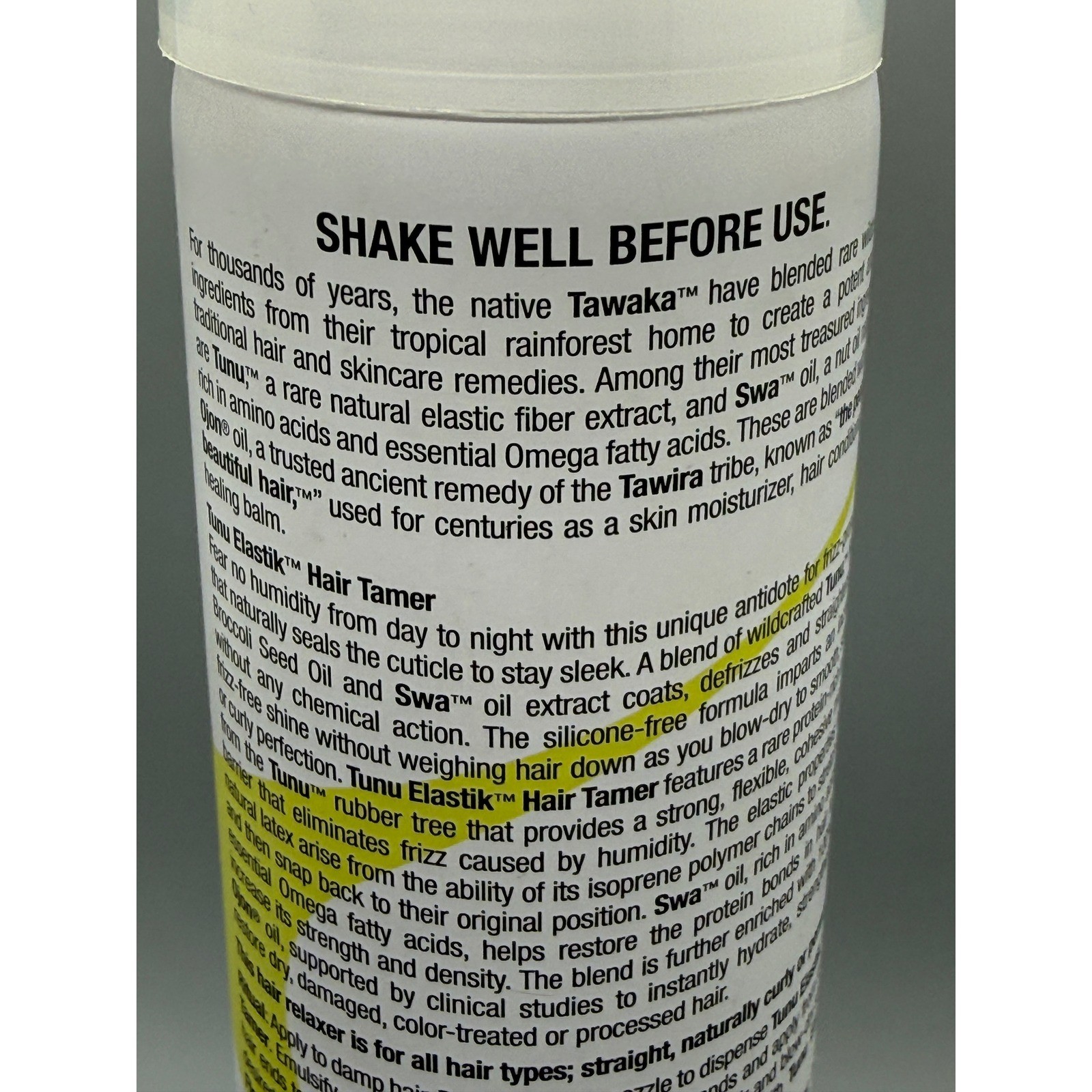 Ojon Rare Harvest Tunu 6.7oz Elastik Hair Tamer Relaxer DeFrizzing Balm RARE