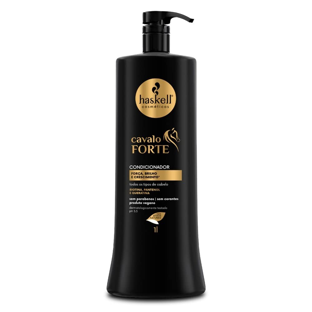 Kit Haskell Cavalo Forte Shampoo + Conditioner + Mask + Leave-in + Serum