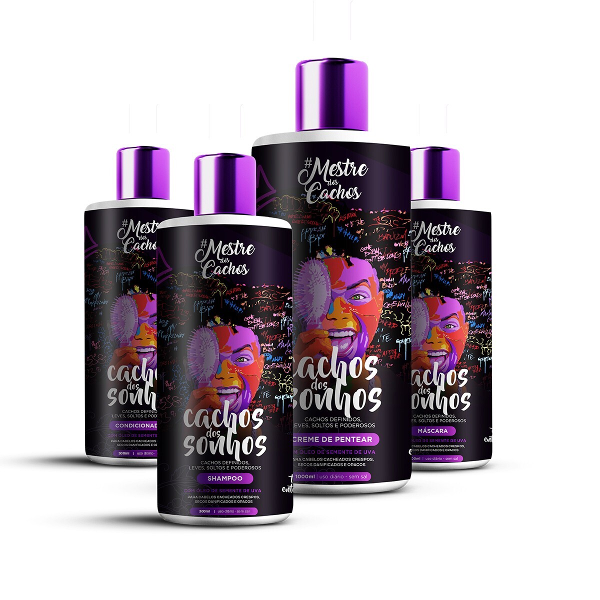 Dream Curls Kit: 3x300ml + 1kg – Master Of Curls Official Store