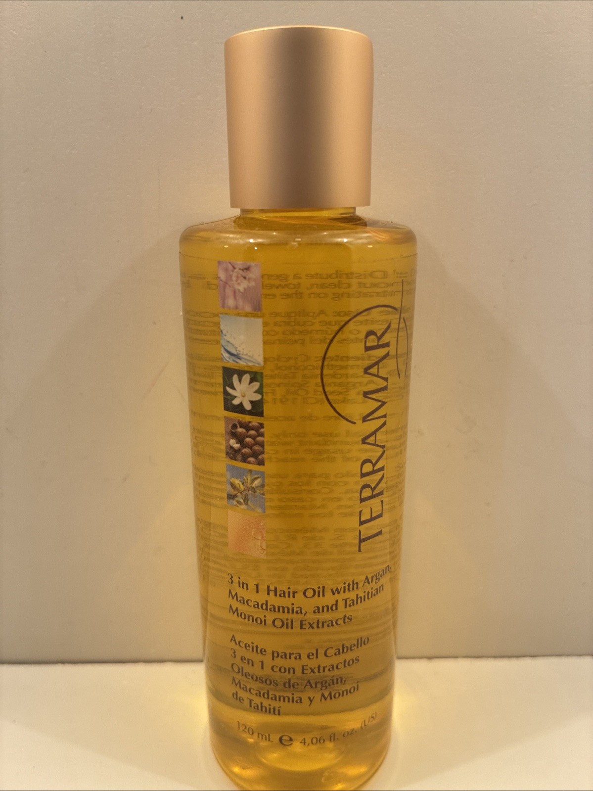 oleo de Argan Cabello Dañado Terramar Aceite Tratamiento Hair Repair Serum 120ml