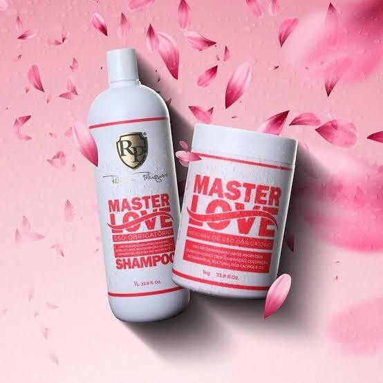 Robson Peluquero Master Love Shampoo and Mask Kit 2x1L/34Oz Shine and Hydration