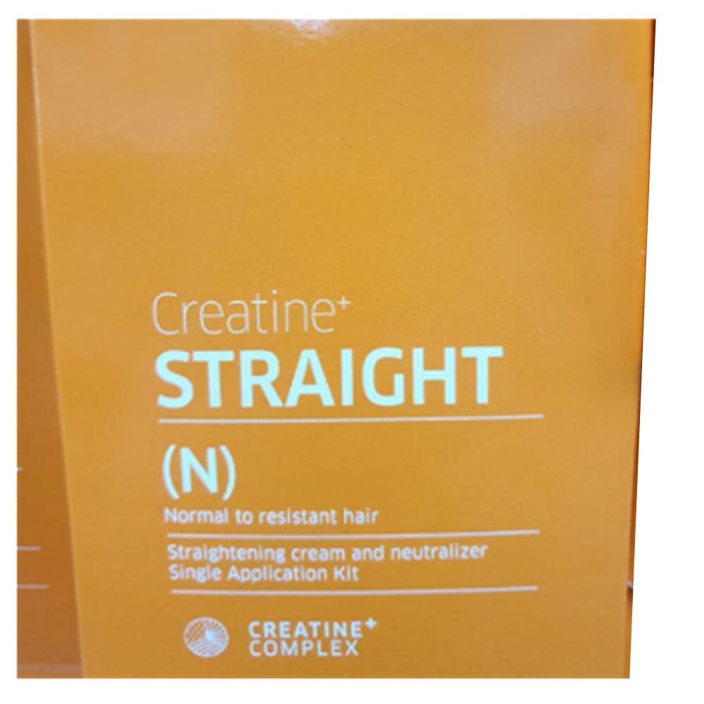 WELLA STRAIGHT(N) Hair Permanent Straightening Cream Intense Creatine Set 3 Box.