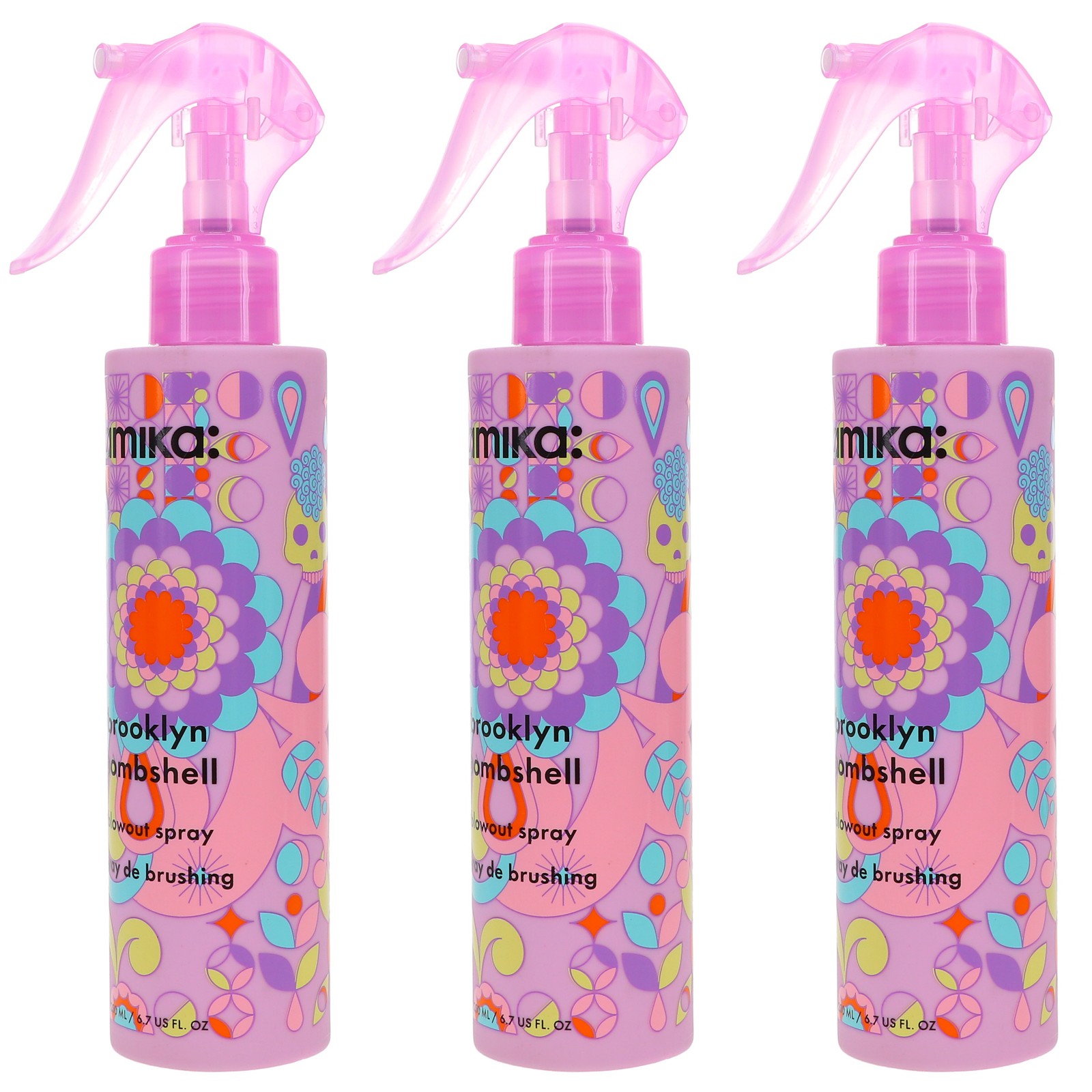 Amika Brooklyn Bombshell Blowout Volume Spray 6.7 oz 3 Pack