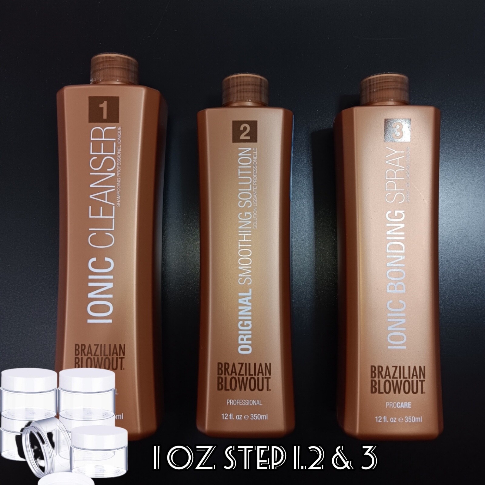 1 oz Brazilian Blowout Step 1, 2 & 3 – FREE SHIPPING
