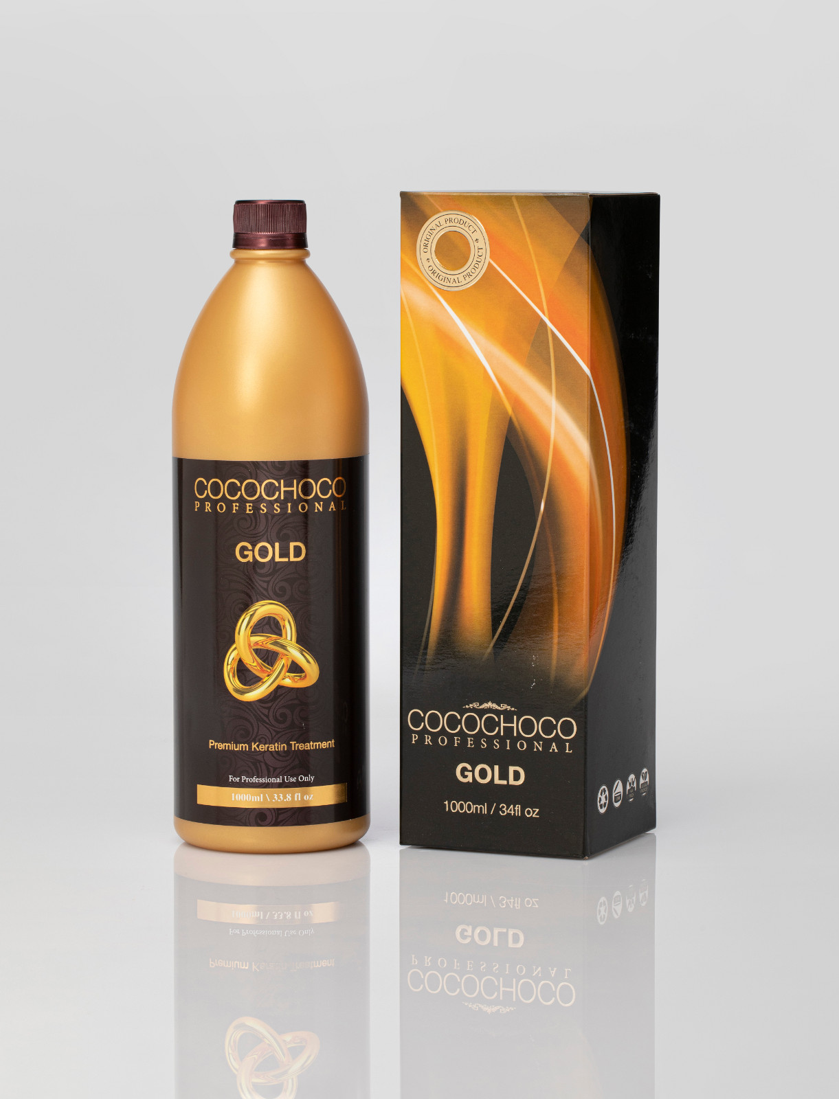 ❤❤ COCOCHOCO Pro GOLD 1000ml + PURE 250ml Brazil Keratin Straight Hair Treatment
