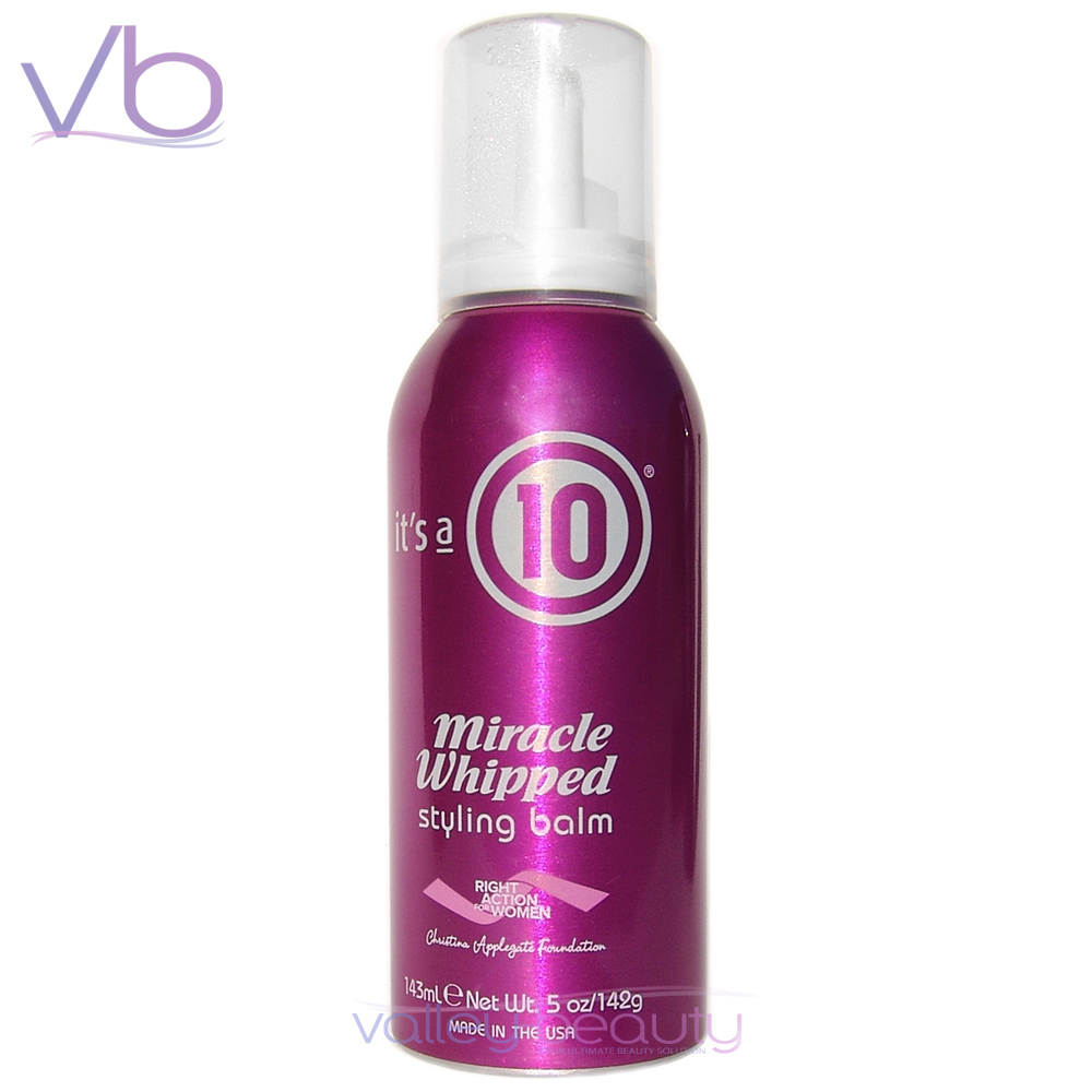 IT’S A 10 (Miracle, Whipped, Styling Balm, 5oz, Lightweight, Mousse, Foam)