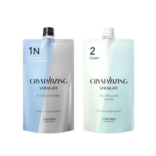 Shiseido Crystallizing Hair Straightener 1N + Neutralizer 400g & PROMOTION