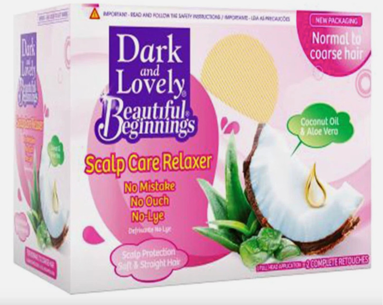 Dark and Lovely Beautiful Beginnings Soft’n Straight Relaxer Fine Hair