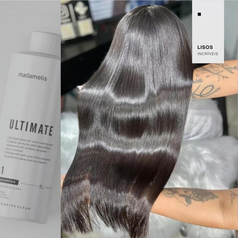 Madamelis Ultimate Liss Bambarro Progressive Keratin Straightening Brush 2 x 1L
