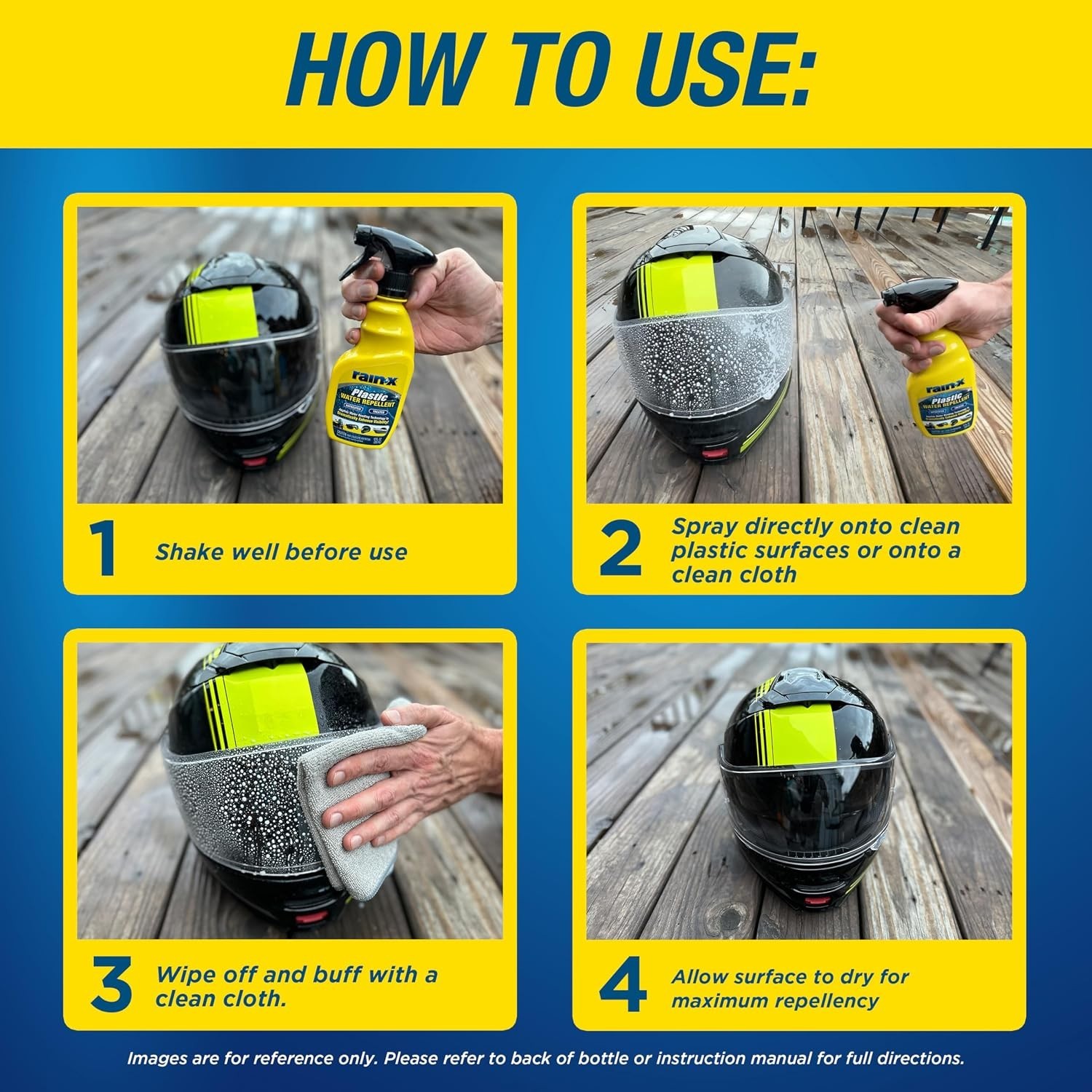 Rain-Scented 12 oz Plastic Treatment Spray – Non-Toxic Water Repellent for Boats