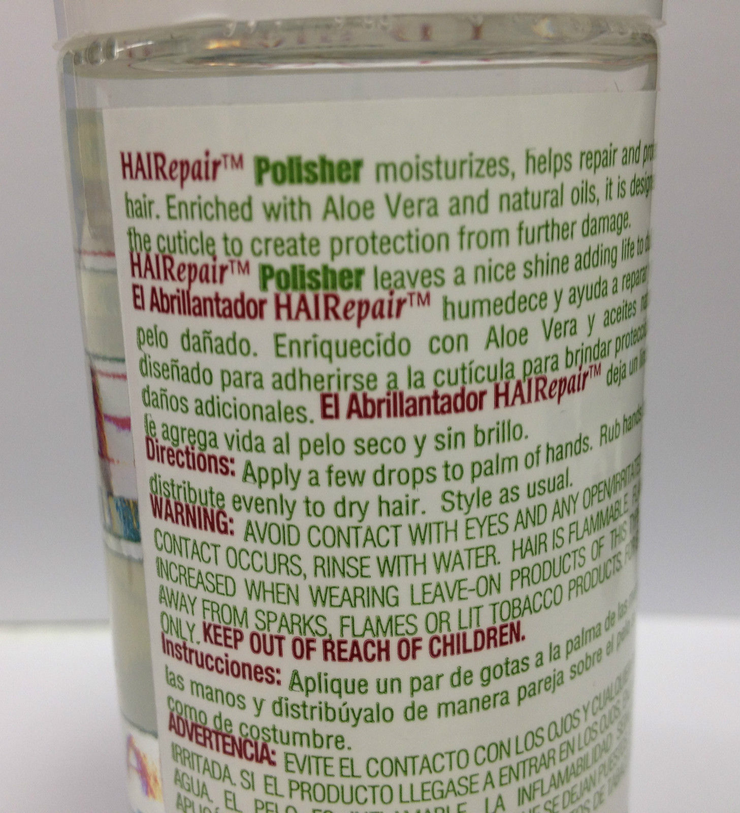 [ORGANIC ROOT STIMULATOR] ORS HAIREPAIR POLISHER SERUM WITH ALOE VERA 6OZ