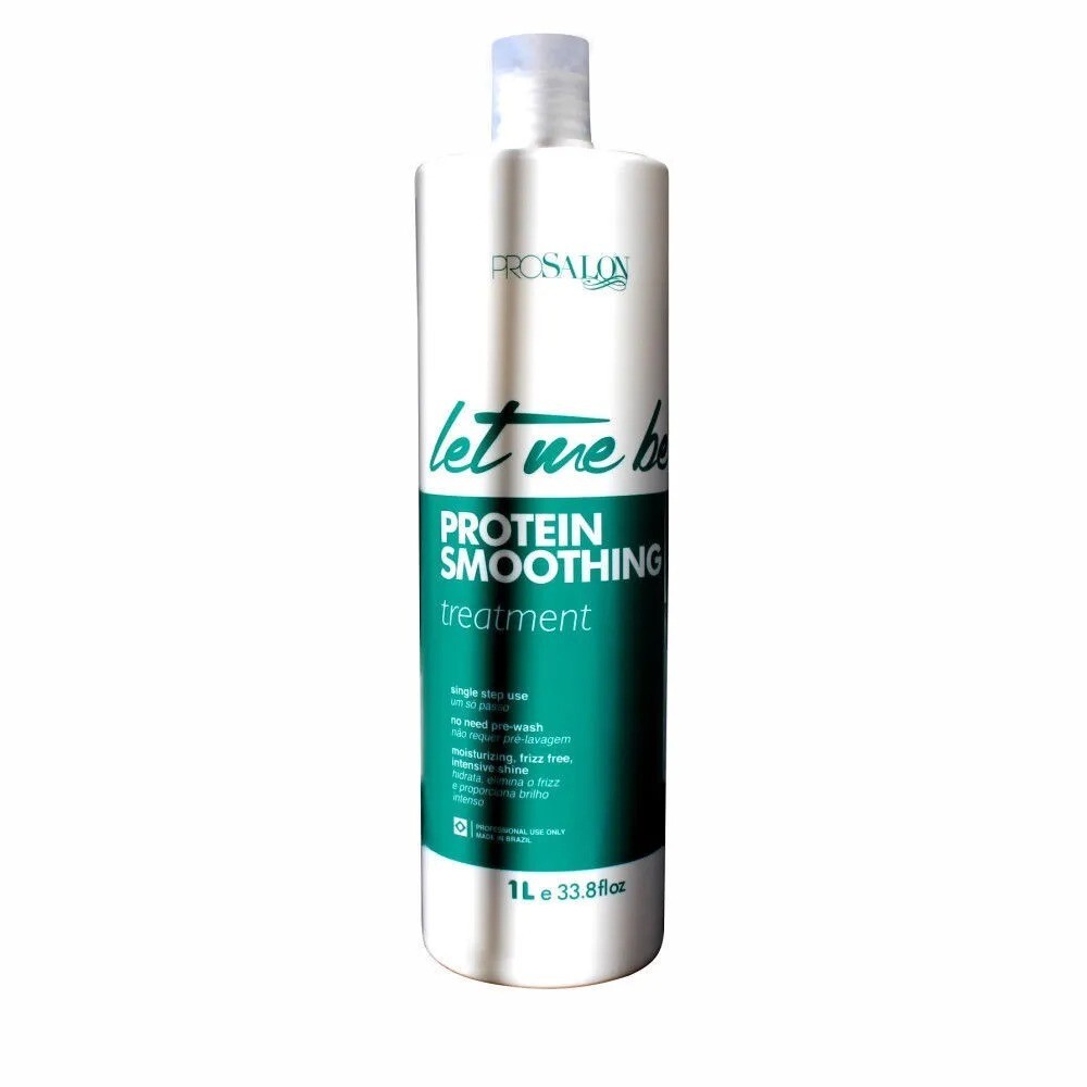 2x Let Me Be ProSalon Single Step Use Protein Smoothing Treatment 35oz/1000ml