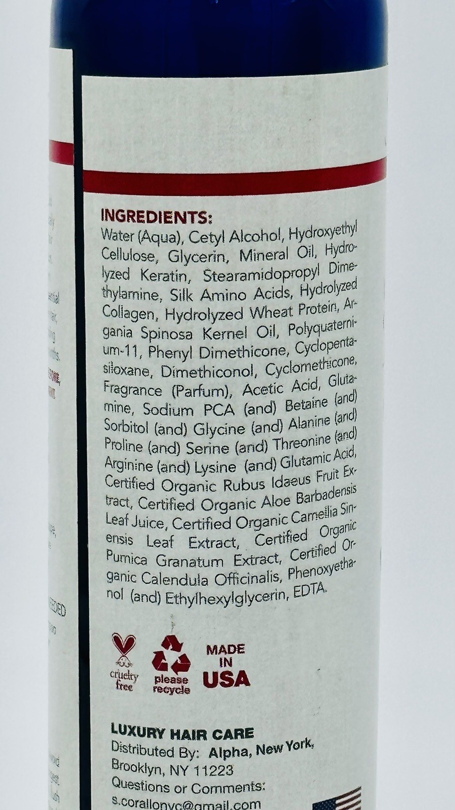 Alpha By Salvatore Zero 0% Infusion Smoothing Keratin System(No Formaldehyde)8oz