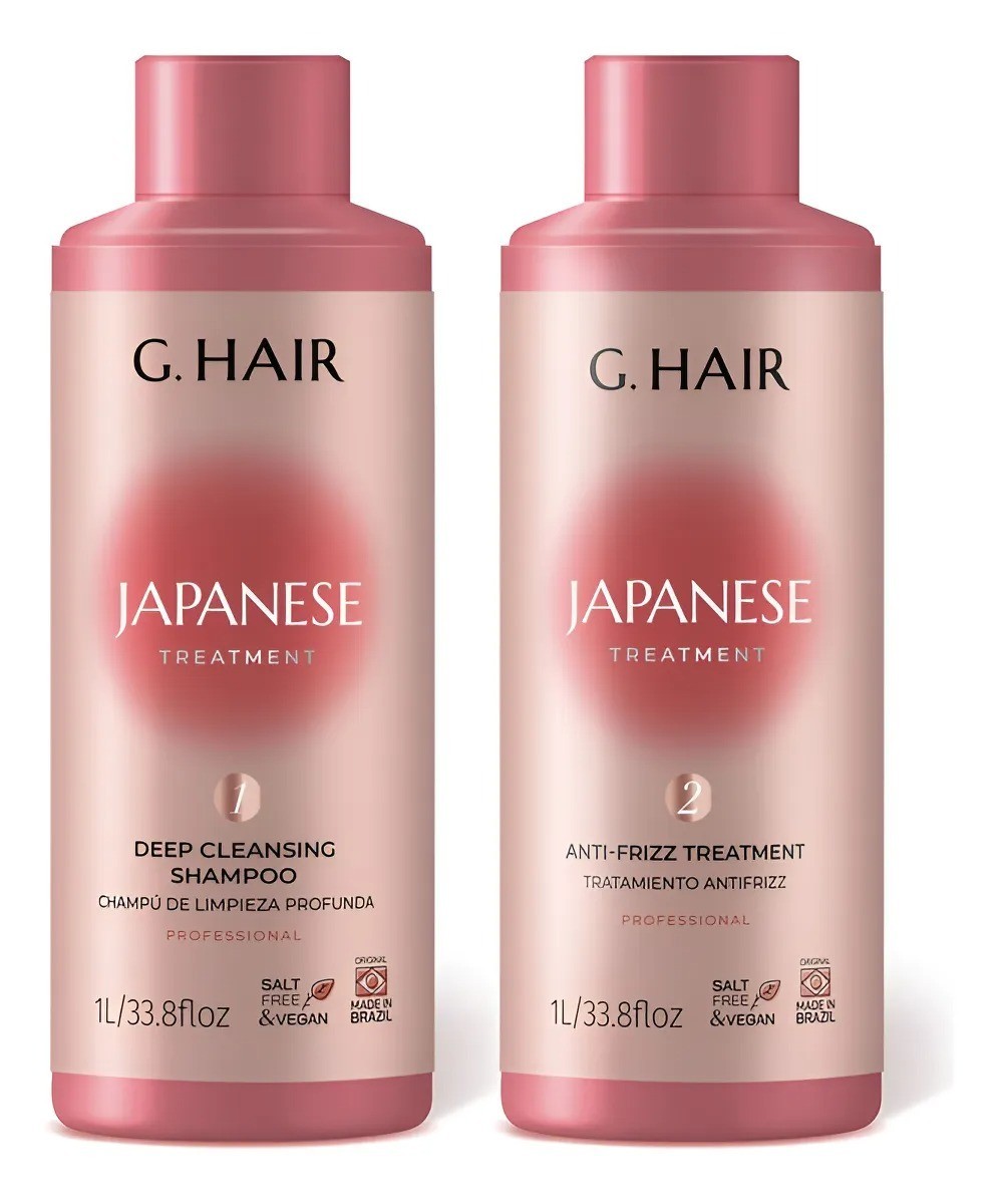 Kit Ghair G Hair Japanese Treatment Progressive Brush 2 x 1L