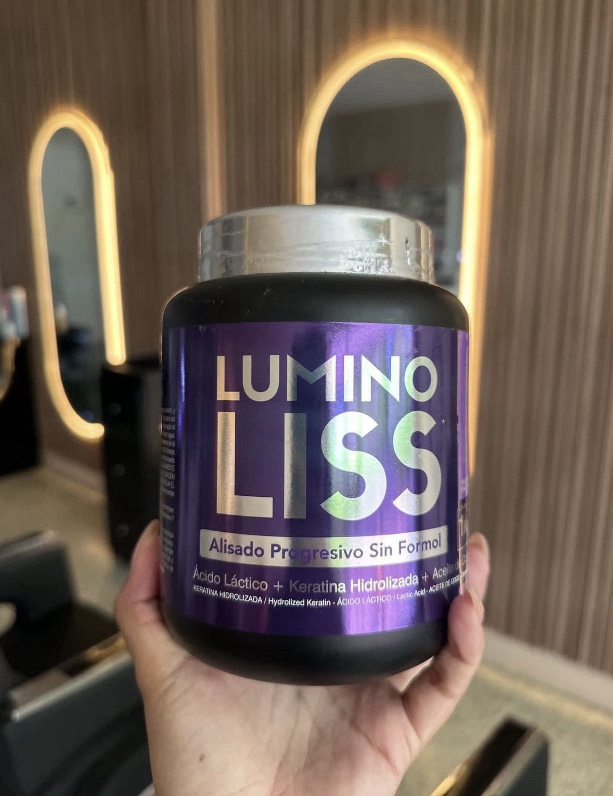 LUMINO LISS Alisado Progresivo Sin Formol 1kg Keratina Brillo Espejo