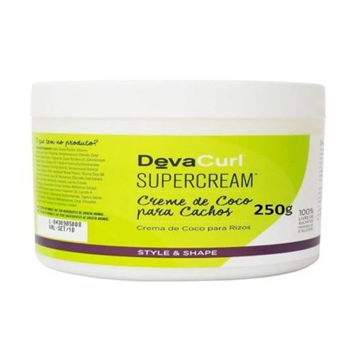 Super Coco Coconut Style Shape Cream Mask Curly Hair Treatment 250g – Deva Curl
