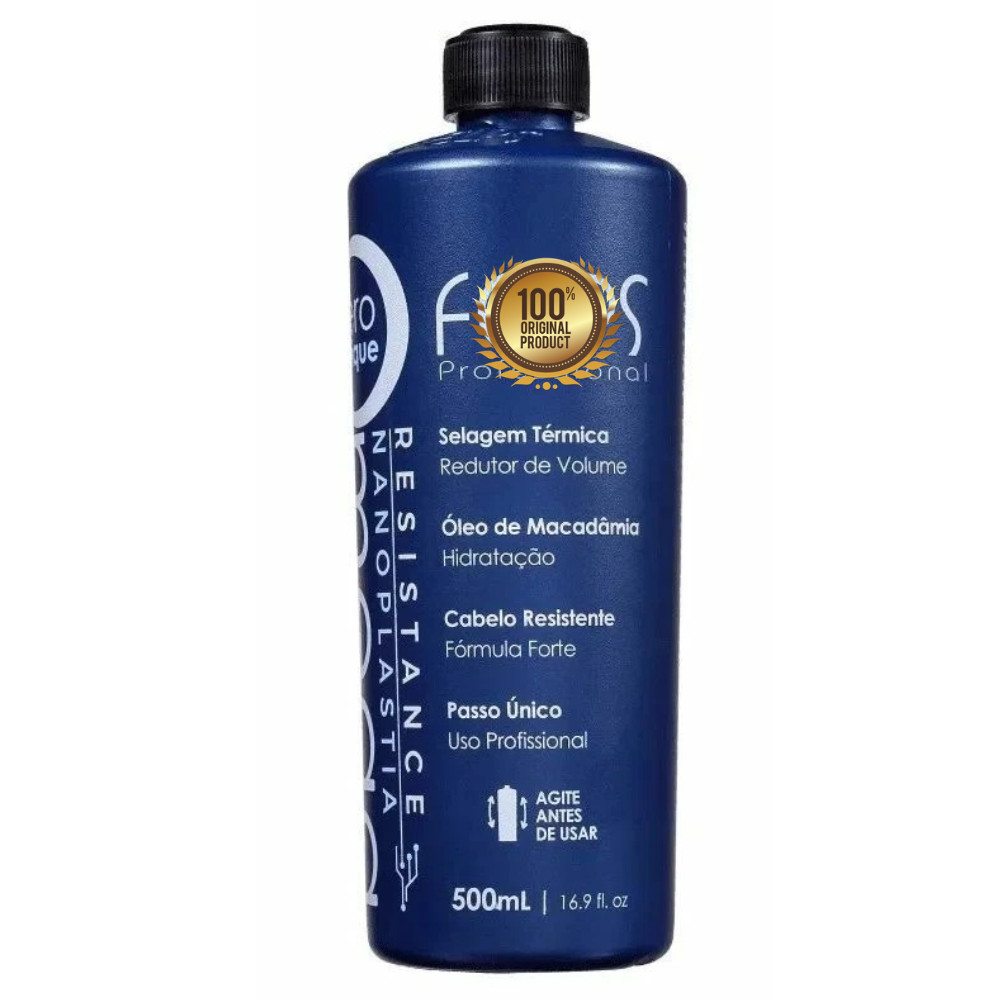 Omega Zero Resistance Nanoplastia Brazilian Keratin Treatment 500 mL 17oz