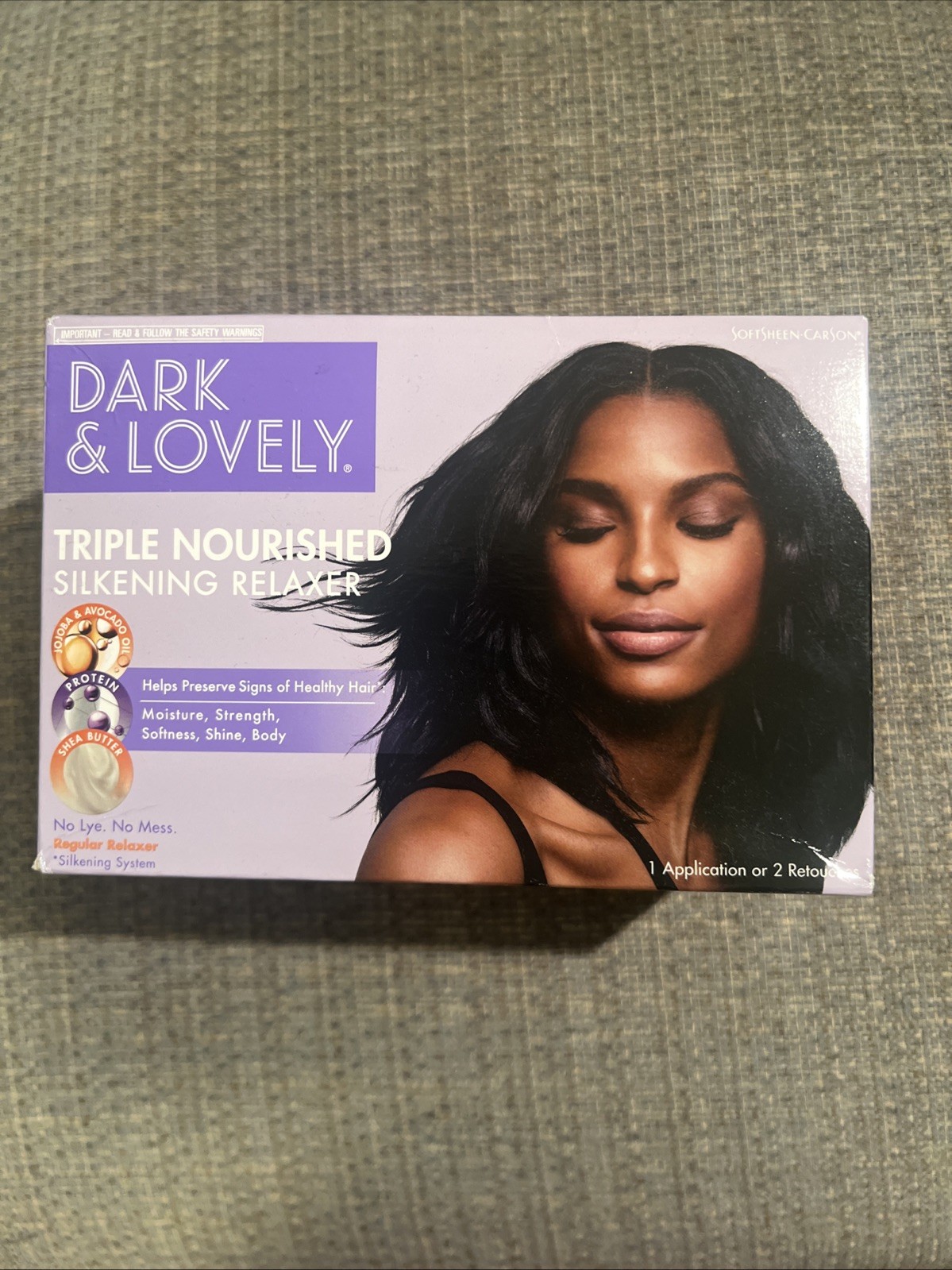 Dark & Lovely Triple Nourished Silkening Relaxer Moisture No-Lye
